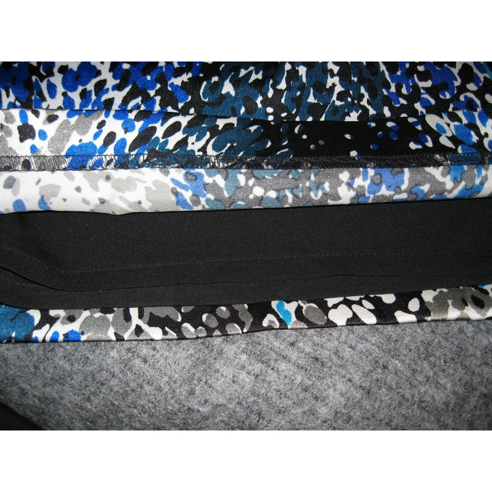 Maggy London Dress Women 8 Blue One Shoulder Satin Ruched Flattering Ladies - Picture 14 of 15